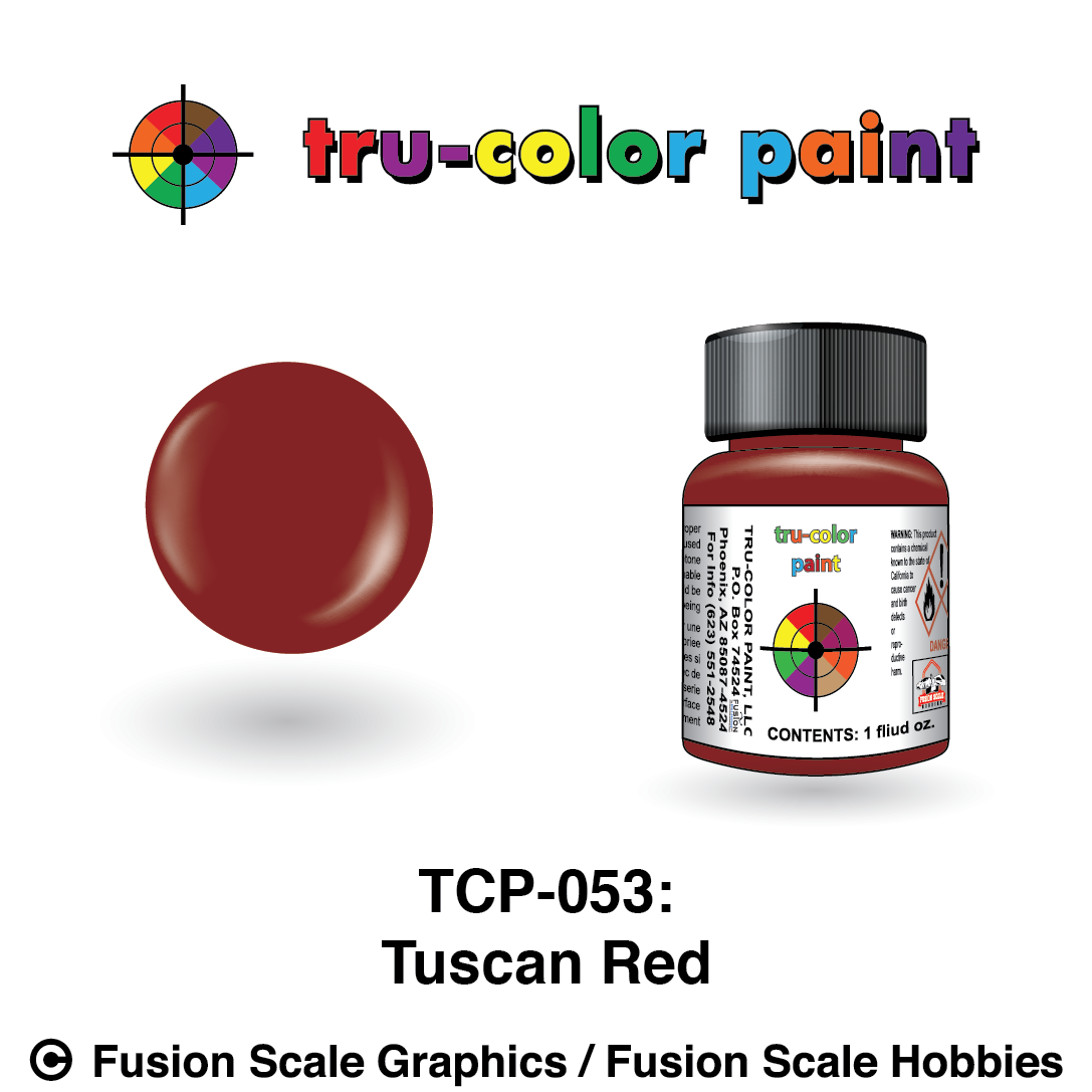 Tru Color Paint Tuscan Red 1oz - 053
