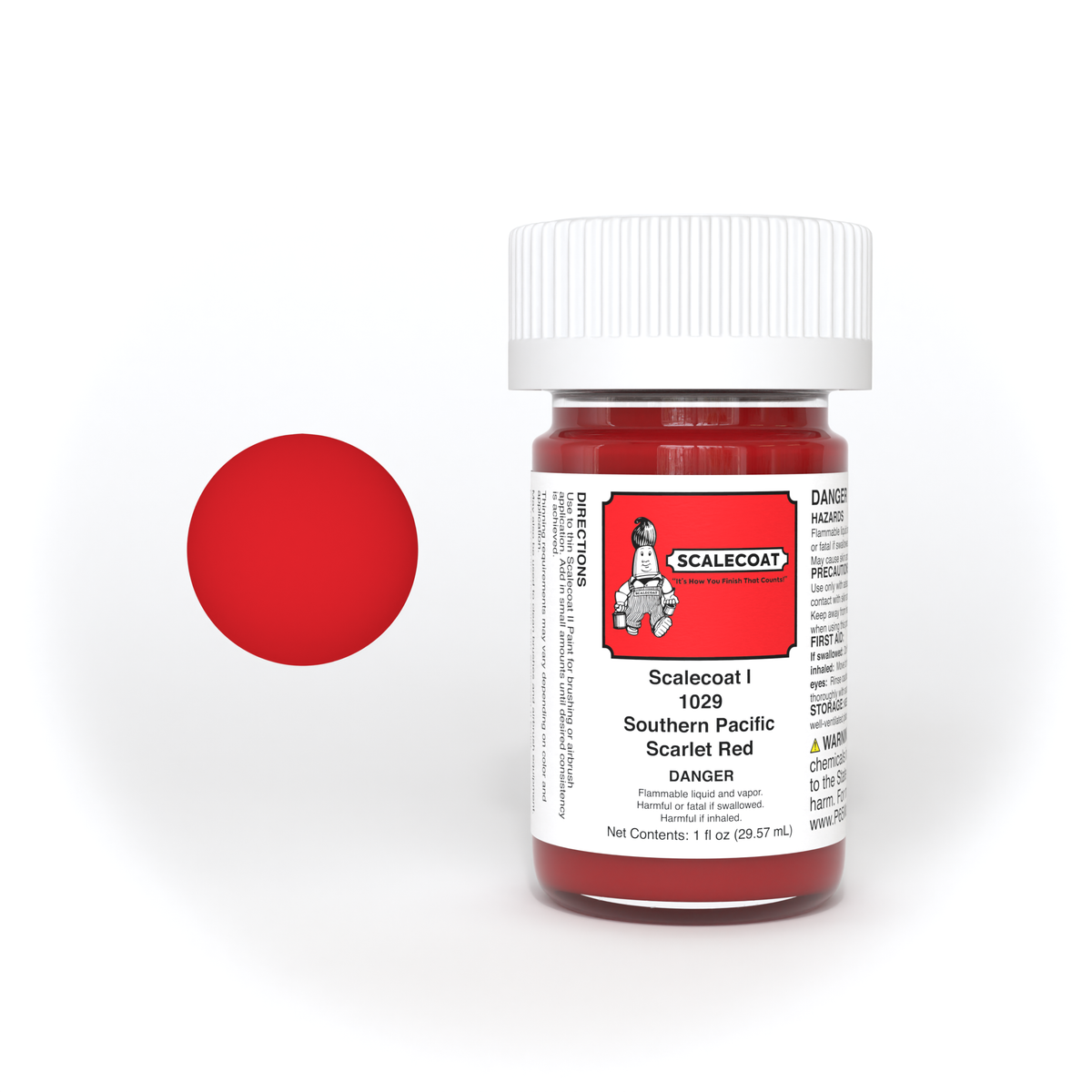 Scalecoat I Southern Pacific Scarlet Red 1oz - 1029