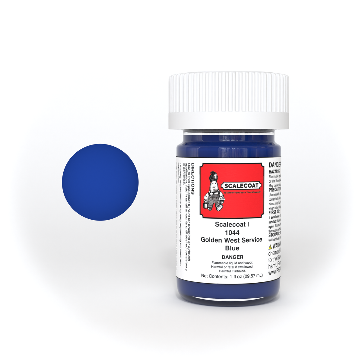 Scalecoat I Golden West Service Blue 1oz - 1044