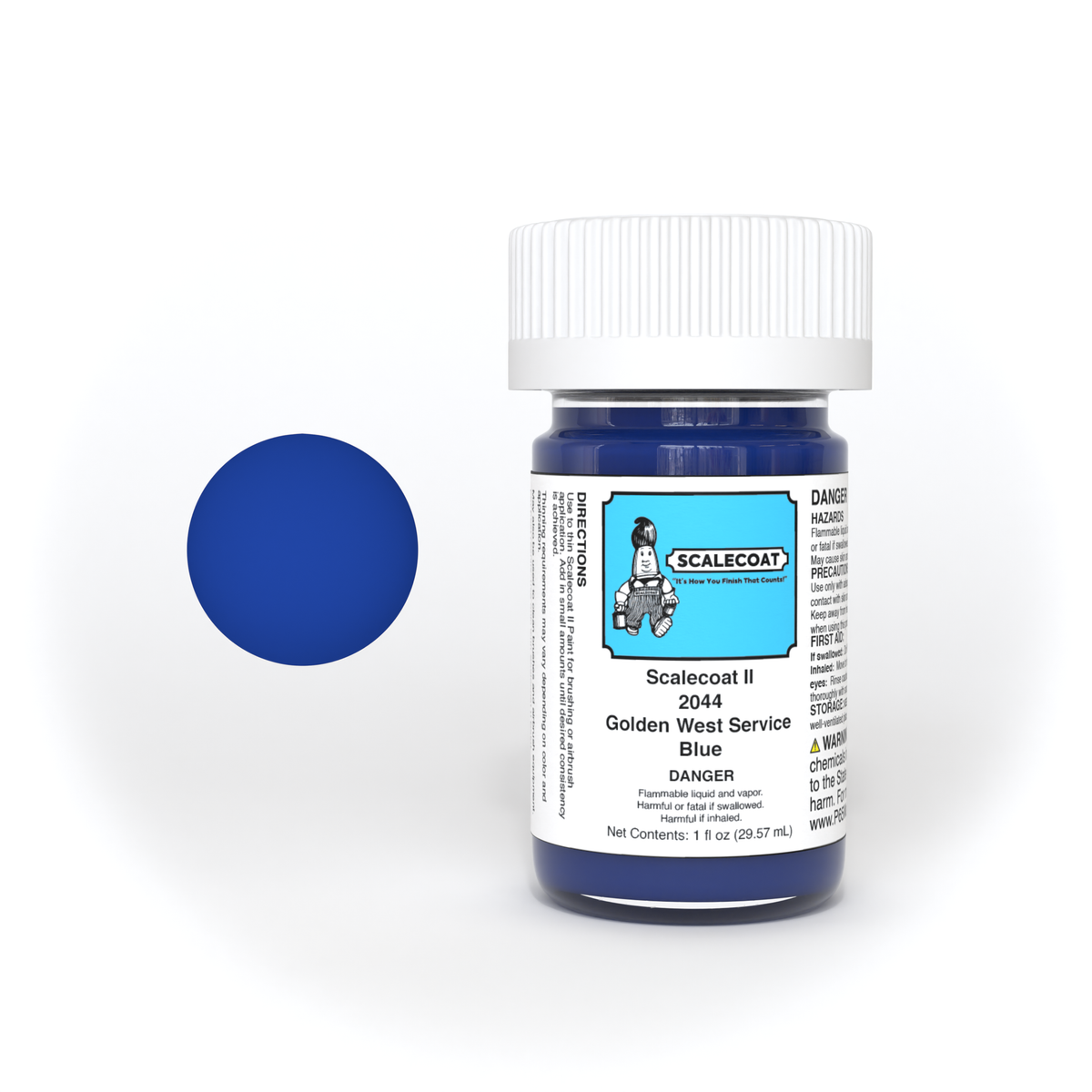 Scalecoat II Golden West Service Blue 1oz - 2044