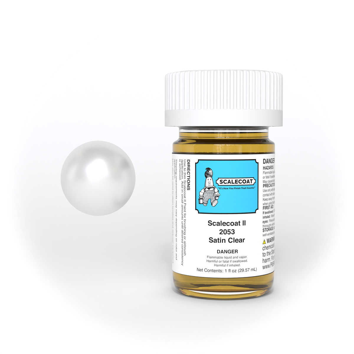 Scalecoat II Satin Clear 1oz - 2053