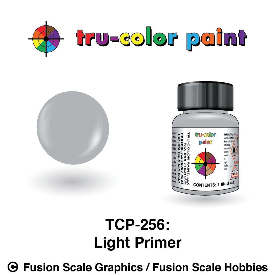 Tru Color Paint Light Primer 1oz Bottle - 256
