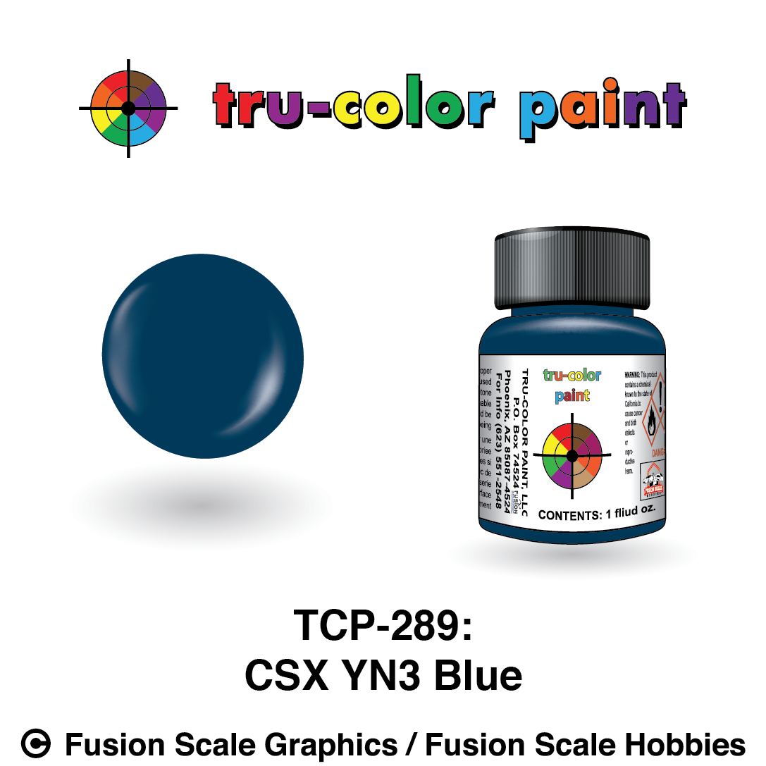 Tru Color Paint CSX Yn3 Blue 1oz - 289