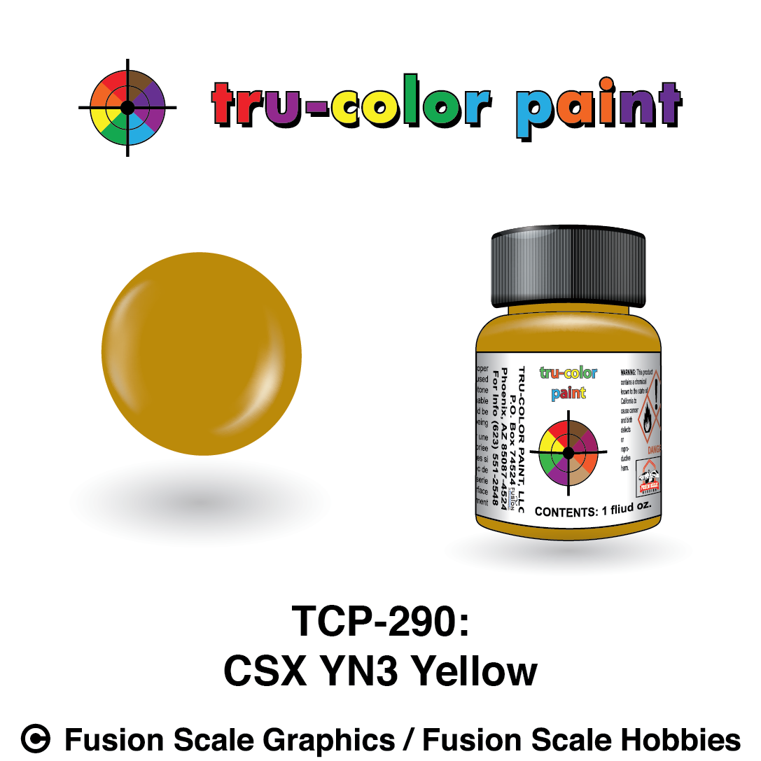 Tru Color Paint CSX Yn3 Yellow 1oz - 290