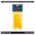 O Scale Railroad Freight Car Yellow Reflective Markings Set Fusion Scale Graphics