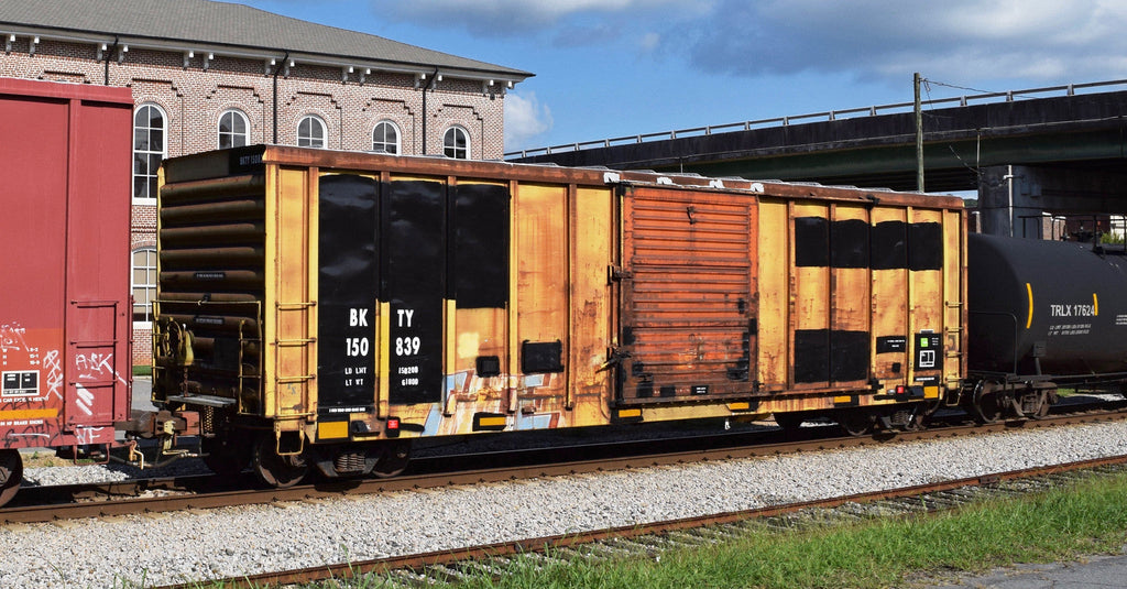 HO Scale BKTY Black Freight Car Patches Decal Set