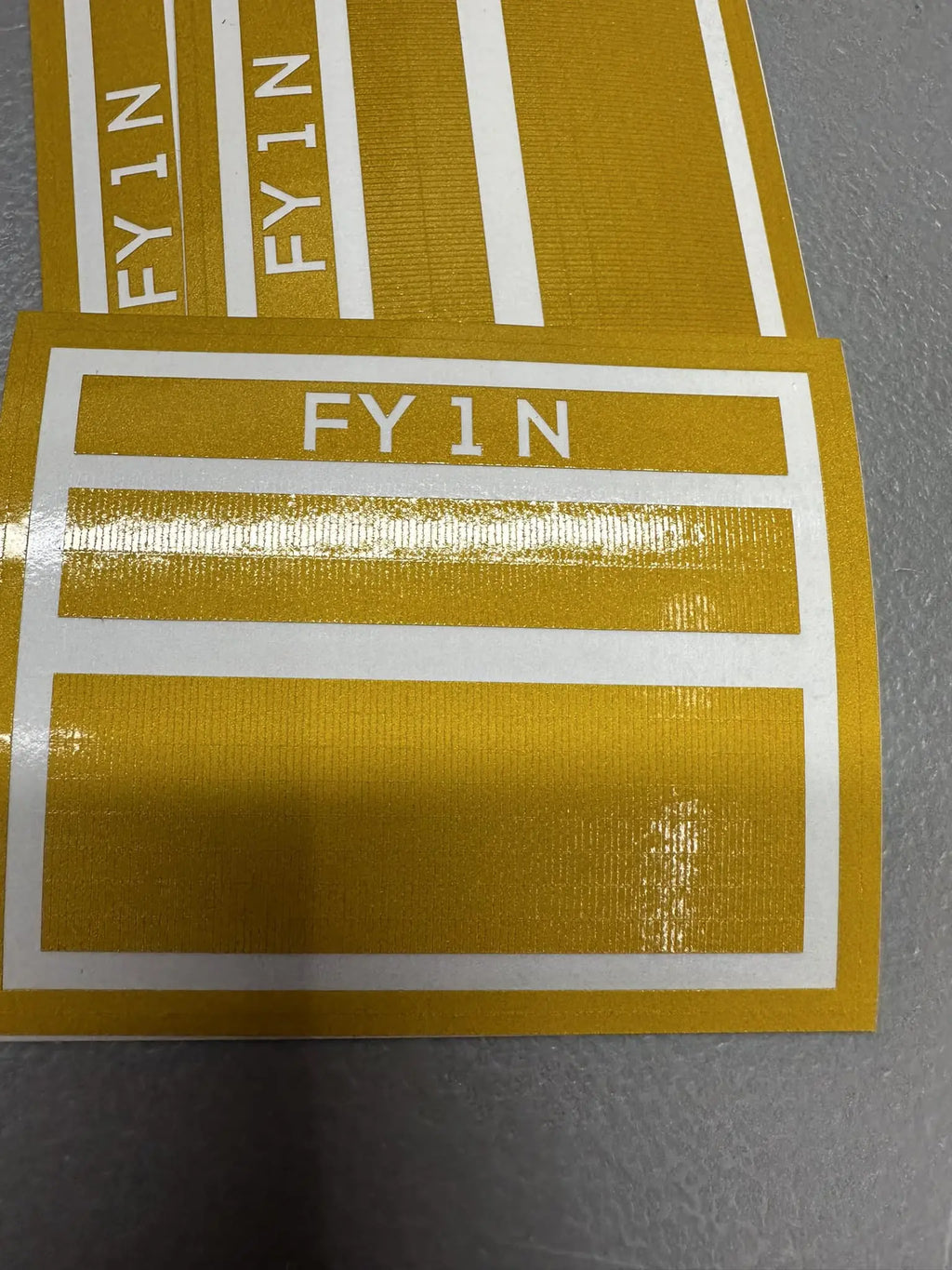 N Scale Railroad Freight Car Yellow Reflective Markings Set Fusion Scale Graphics