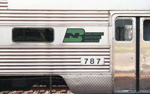 HO Scale Burlington Northern Green/Black Logo Budd Car Decal Set Fusion Scale Graphics