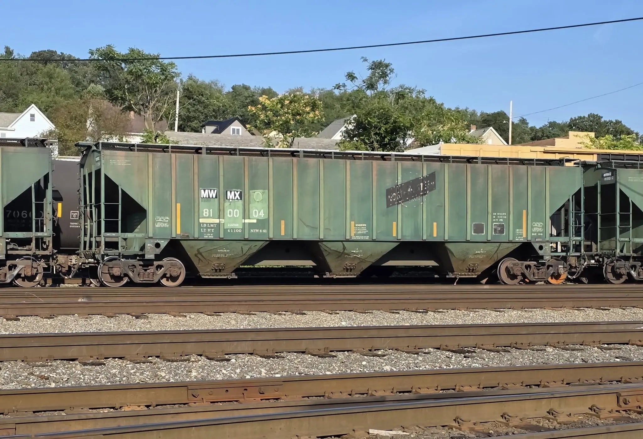 HO Scale MWMX Ex CNW Covered Hoppers Patch Decal Set Fusion Scale Graphics