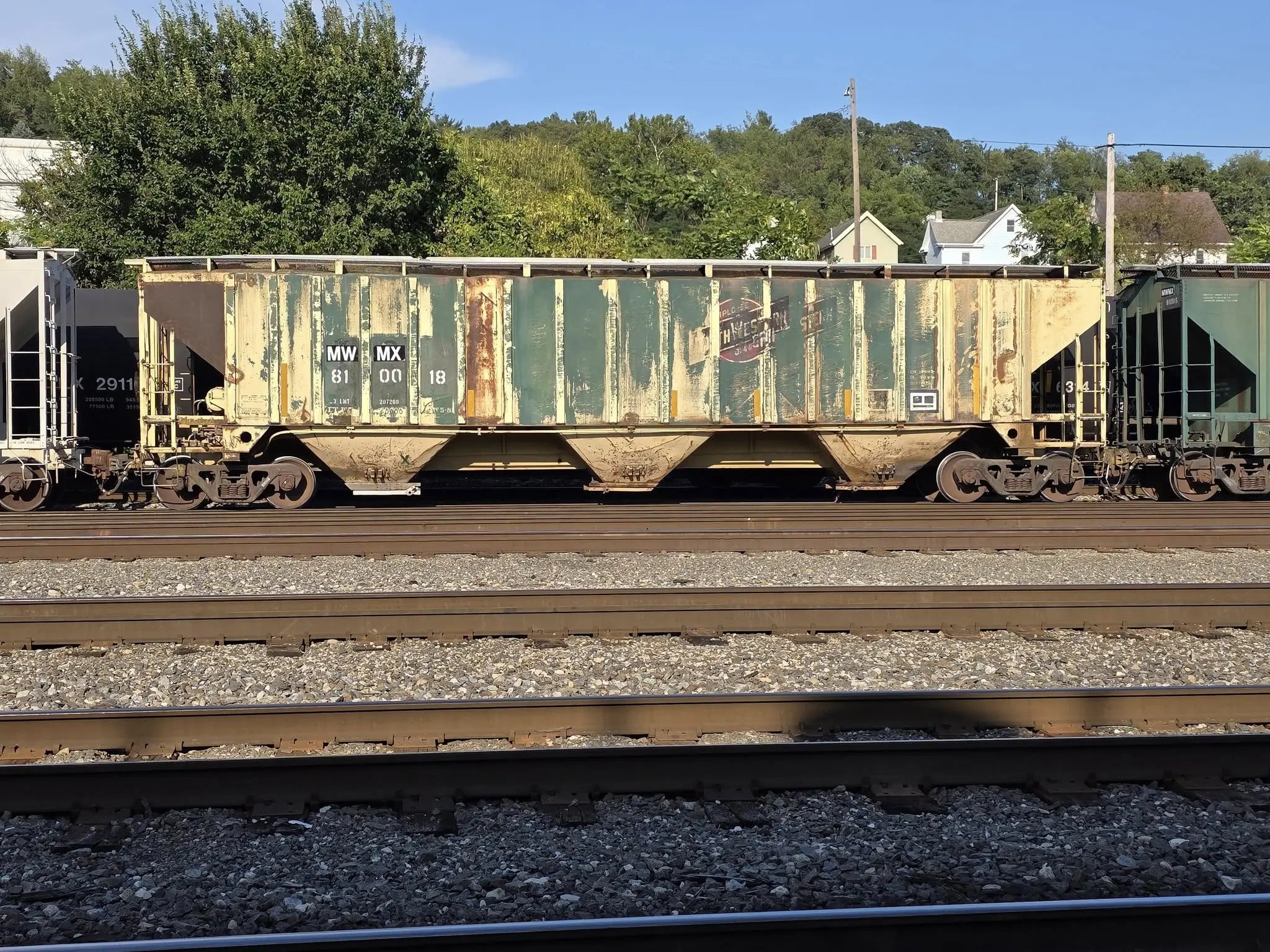 HO Scale MWMX Ex CNW Covered Hoppers Patch Decal Set Fusion Scale Graphics