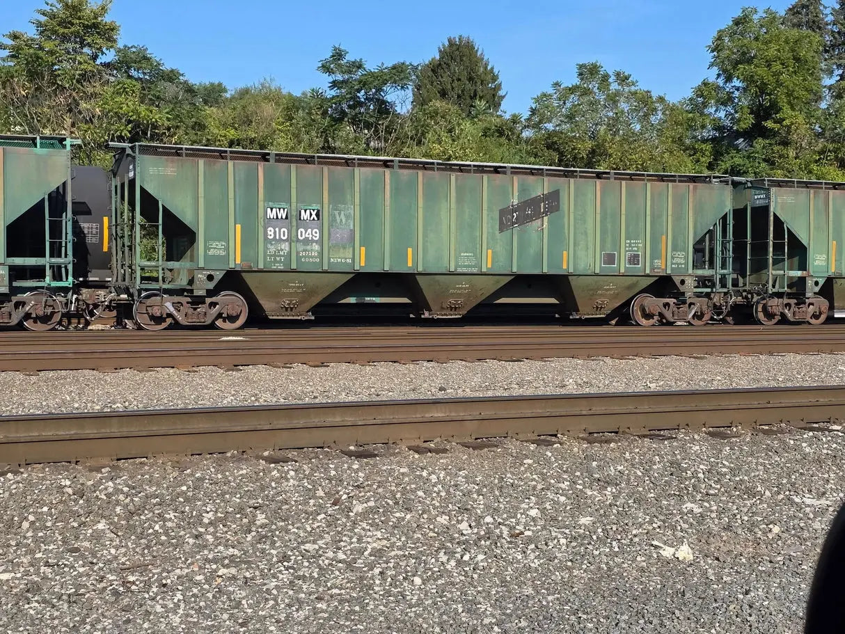 O Scale MWMX Ex CNW Covered Hoppers Patch Decal Set Fusion Scale Graphics