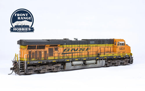 HO Scale ScaleTrains Rivet Counter GE ES44AC, BNSF/Heritage III w/PTC #5831, DCC/Sound (Weathered) Front Range Hobbies