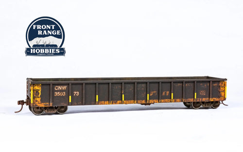 HO Scale Walthers MainLine 53' Gondola ex-Railgon Chicago North Western CNW 350373 (Weathered) Front Range Hobbies