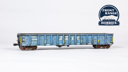 HO Scale 53' Railgon Gondola - Ready To Run -- Dakota, Minnesota & Eastern #80085 (Weathered)