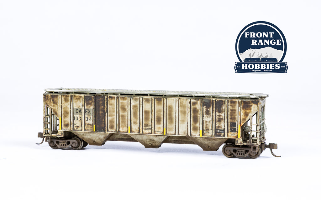 N Scale Atlas Trainman Thrall 4750 Covered Hopper - Rail Logistics EAFX #16034 (Weathered)