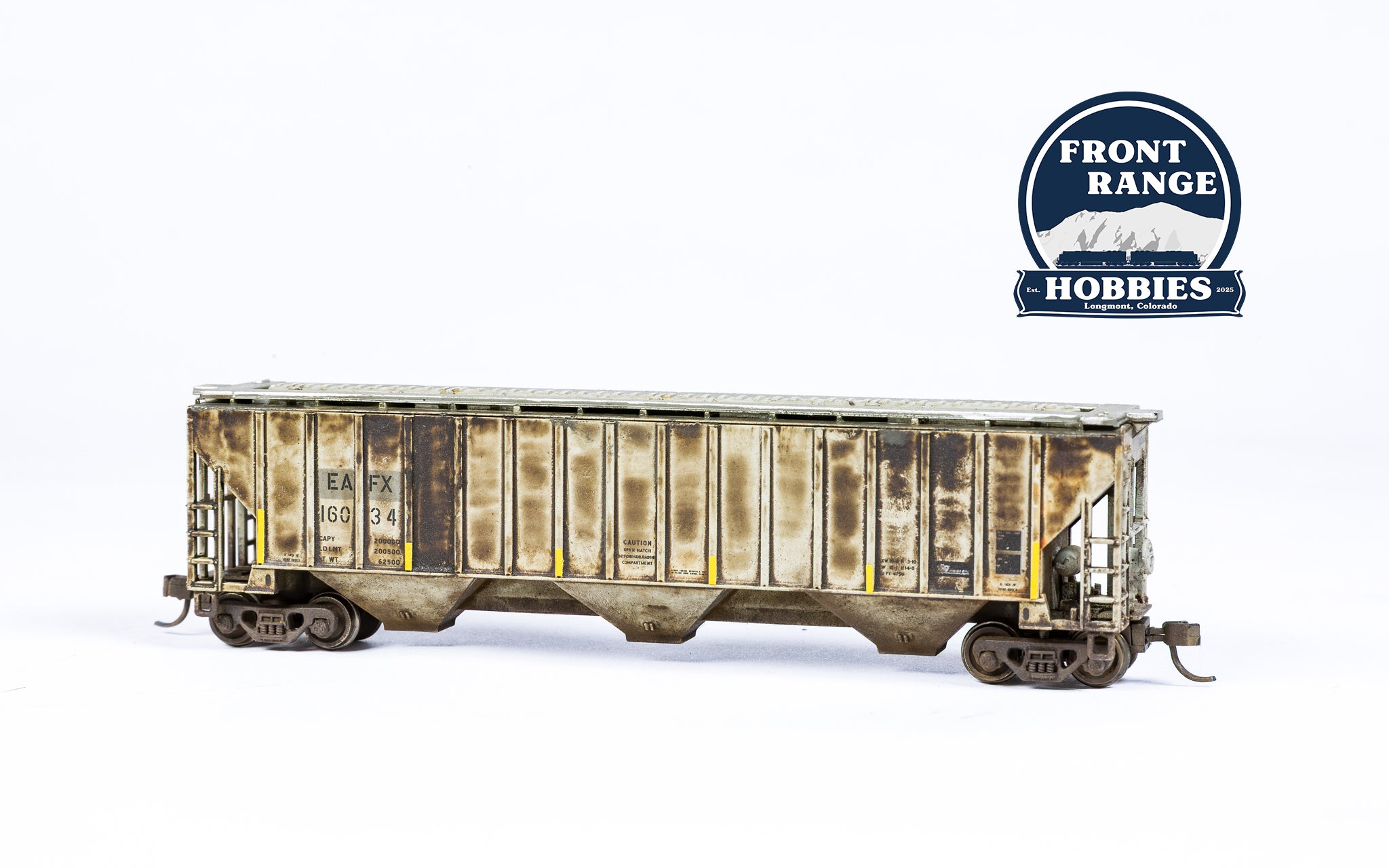 N Scale Atlas Trainman Thrall 4750 Covered Hopper - Rail Logistics EAFX #16034 (Weathered)