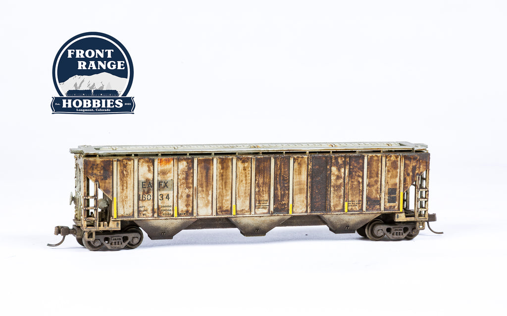 N Scale Atlas Trainman Thrall 4750 Covered Hopper - Rail Logistics EAFX #16034 (Weathered)