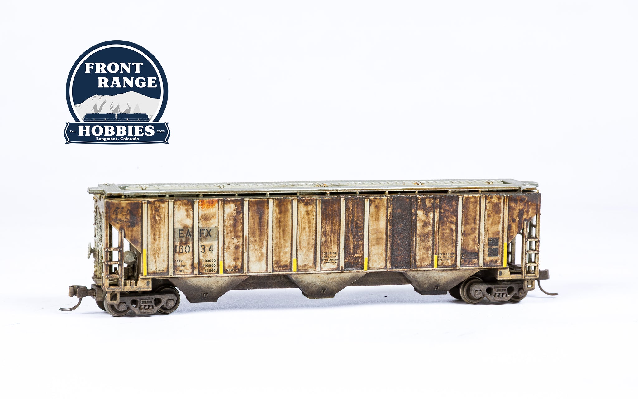 N Scale Atlas Trainman Thrall 4750 Covered Hopper - Rail Logistics EAFX #16034 (Weathered)