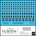 HO Scale Railroad Lube Plate Decal Set Mix - Front Range Hobbies