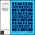 O Scale Freight Car Patches Set 1 Dark Blue Decal Set Fusion Scale Graphics