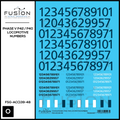 O Scale Phase V P42 / P40 Locomotives Decal Set Fusion Scale Graphics