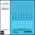 HO Scale Covered Hopper Do Not Hammer Tags Decal Set Fusion Scale Graphics