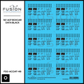 O Scale 50' ACF Boxcar Data Sheet Black Decal Set Fusion Scale Graphics