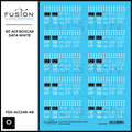 O Scale 50' ACF Boxcar Data Sheet White Decal Set Fusion Scale Graphics