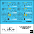 HO Scale Gunderson/Trenton Works 50' Hi-Cube Boxcar Data Decal Set