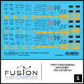 S Scale Trinity 5161 Cu. Ft. Covered Hopper General Data Decal Set
