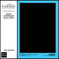 Black Waterslide Decal Sheet