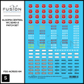 S Scale Wisconsin Central WC ex Algoma Central EMD SD40-2 Locomotive Stencil Patch Decal Set Fusion Scale Graphics