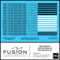 HO Scale AEQX Black Freight Car Patching Decal Set V2 Fusion Scale Graphics
