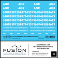 O Scale AGR Freight Car Lettering White Font 2 Decal Set Fusion Scale Graphics