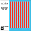 O Scale Amtrak Phase I Stripes Sheet 2 0.56” Tall Decal Set - Front Range Hobbies