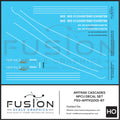 HO Scale Amtrak Cascades NPCU Decal Set - Front Range Hobbies