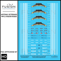 HO Scale Amtrak Veterans NPCU Cabbage 90208 90221 Decal Set Fusion Scale Graphics