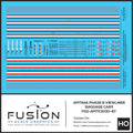HO Scale Amtrak Phase III Viewliner Baggage Car Decal Set - Front Range Hobbies