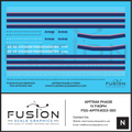 N Scale Amtrak Phase IV F40PH Locomotive Decal Set Fusion Scale Graphics