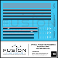 HO Scale Amtrak Phase IVb 1700 Series Baggage Cars Decal Set Fusion Scale Graphics