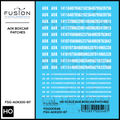HO Scale AOK Boxcar Patches Decal Set