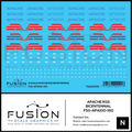 N Scale Apache Bicentennial RS11 Locomotive Decal Set Fusion Scale Graphics