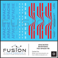 O Scale Apache Alco RS11 Bicentenial Locomotives Decal Set Fusion Scale Graphics