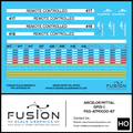 HO Scale Arcelor Mittal EMD GP15-1 Locomotives Decal Set Fusion Scale Graphics