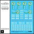 S Scale BAJA GP35 Locomotives Decal Set Fusion Scale Graphics
