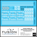 HO Scale Bloomer Line EMD GP9 GP10 Locomotives Decal Set Fusion Scale Graphics