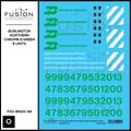 O Scale Burlington Northern Chrome & Green E Units Decal Set Fusion Scale Graphics