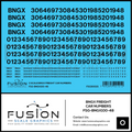 O Scale BNGX Freight Car Numbers Patching Decal Set Fusion Scale Graphics