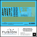 N Scale BNSF Railway H3 GE Dash 9, AC44C4M, AC44C6M Locomotives Decal Set Fusion Scale Graphics