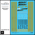 O Scale BNSF Railway GE ET44C4 Tier 4 GEVO Locomotives Decal Set Fusion Scale Graphics